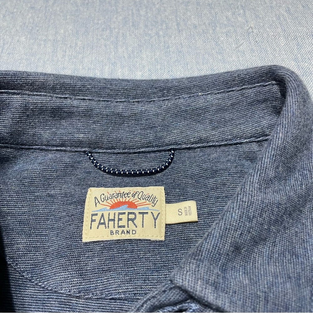 Faherty Movement Polo Short Size S - Picture 4 of 6